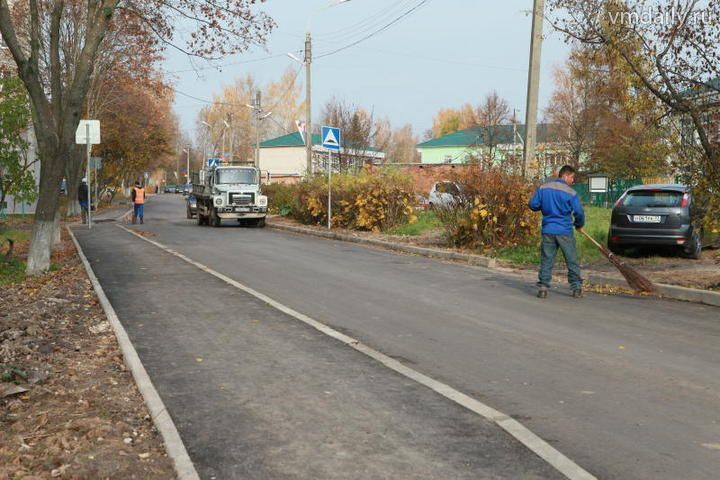 В поселении Рязановское благоустроили дороги