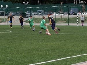 Соревнования по футболу проходили в рамках городской спартакиады «Спорт для всех».