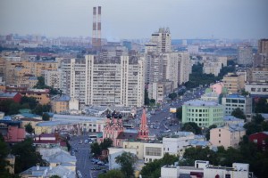 Виды Москвы с дома на Котельнической набережной