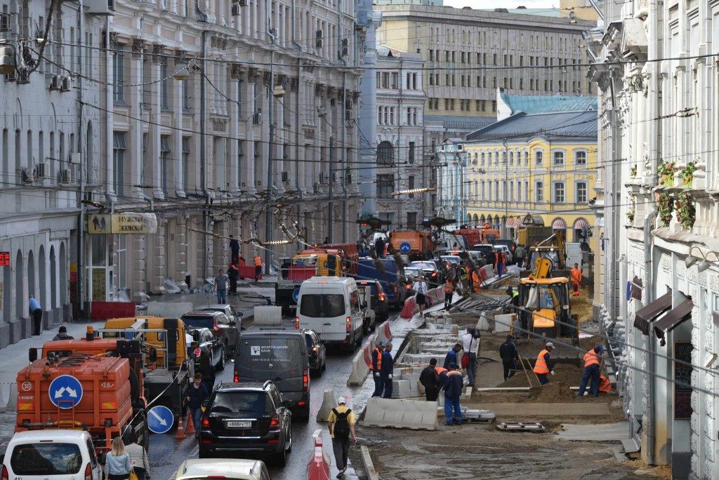 На 43 улицах Москвы введут одностороннее движение