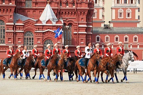 В День города на Красной площади состоится конное шоу