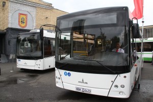 Презинтация нового автобуса из белоруссии