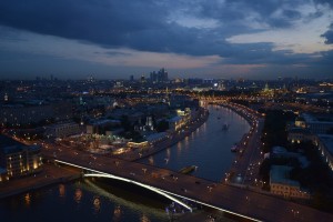 Виды Москвы с высотки на Котельнической набережной.