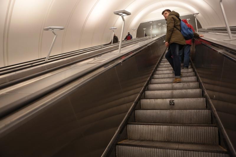 В московском метро увеличится пропускная способность эскалаторов