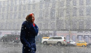 09 октября 2015 Снег в Москве