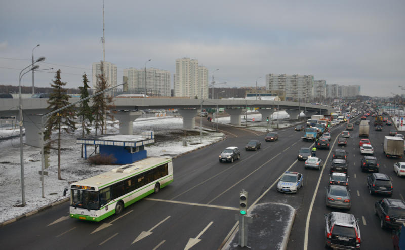 Скоростной режим на участке Варшавского шоссе будет изменен