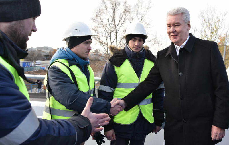 Реконструкция Звенигородского путепровода в рамках запуска движения на МКЖД завершена
