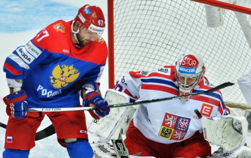 Сборная России по хоккею  проиграла сборной Чехии на Кубке Первого канала