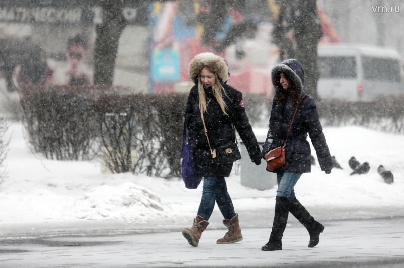 В Москве в понедельник пройдет снег