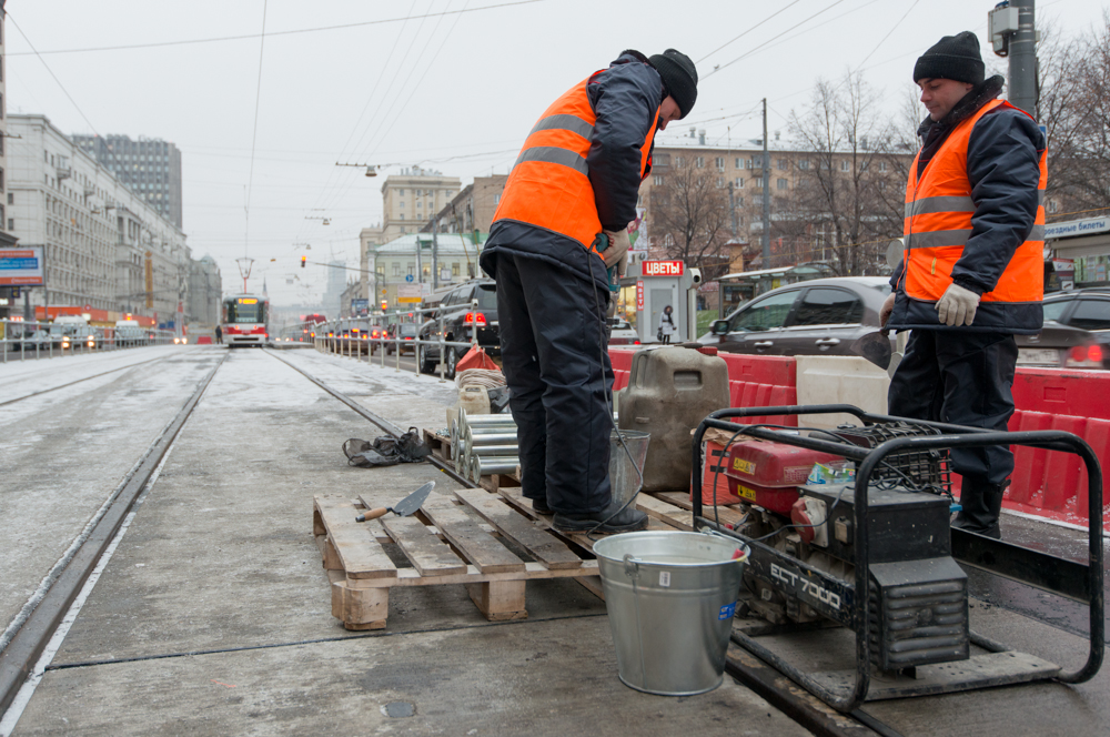 В Москве возобновлена работа строительных бригад