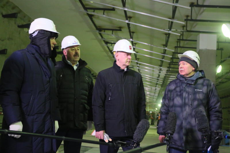Собянин: Строительство метро 