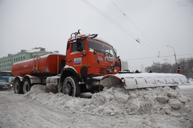 Из Москвы за неделю вывезли почти 6 миллионов кубометров снега