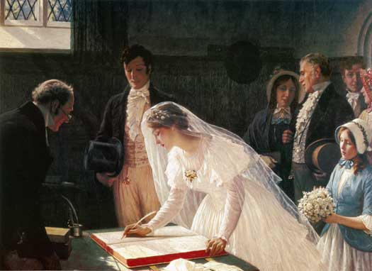 Эдмунд Блэр "Регистрация брака". Фотоархив Wikipedia