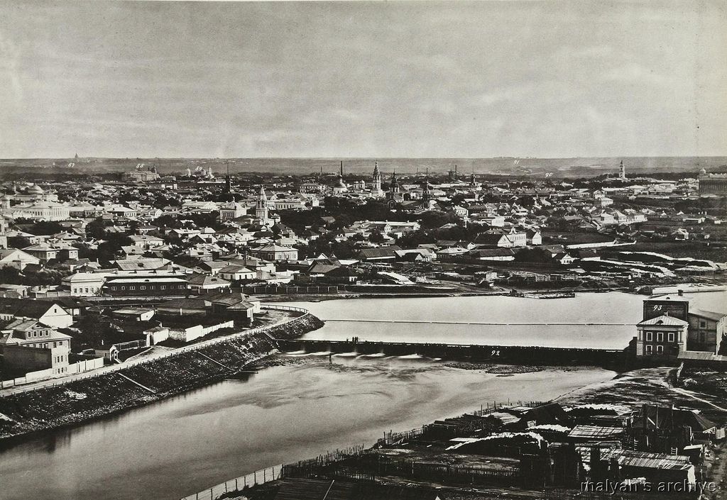 Москва-Река, 1867 год. Фотоархив Wikipedia