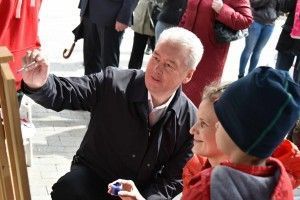  Мэр Москвы Сергей Собянин открыл сезон фонтанов