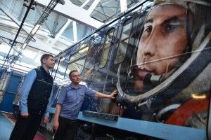 В Московском метрополитене запустили "космический" поезд 