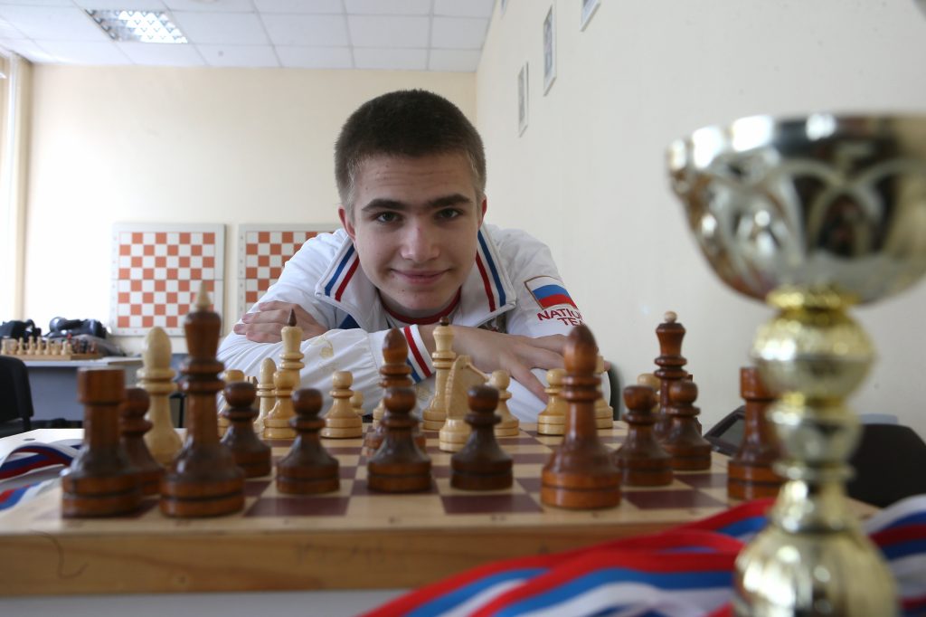 Алексей Сарана, шахматист, 16 лет. Знамя Октября поселения Рязановское