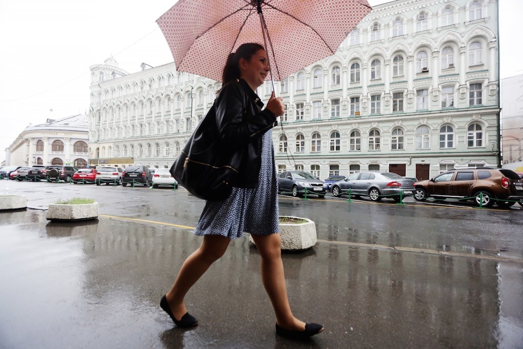 Кратковременные дожди ожидаются в Москве в воскресенье