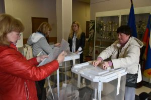 22 мая 2016 Мэр Москвы Сергей Собянин принял участие в предварительном голосовании голосовании (праймериз Единой России)