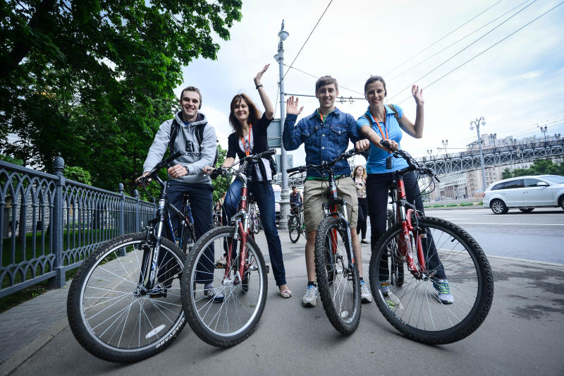 Любители велопроката в Парке Горького смогут получить бесплатные поездки
