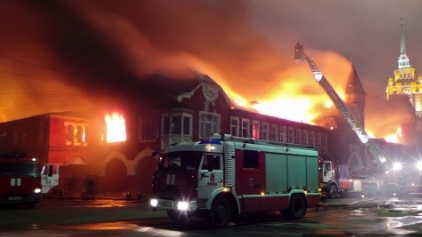 Пожар в здании бывшего пивзавода на западе Москвы потушен