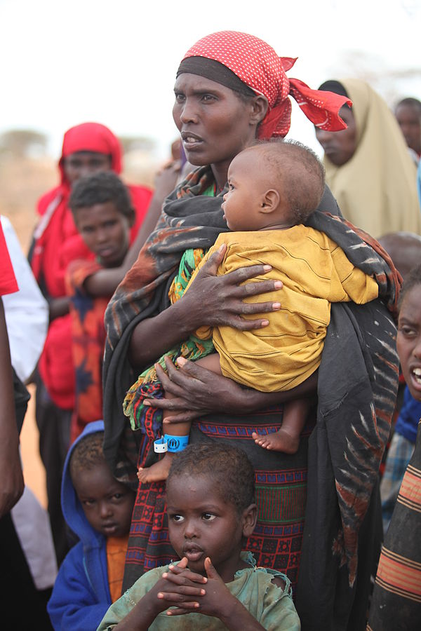 Беженцы их Сомали в Кении, 2011 год. Фото: Википедия.