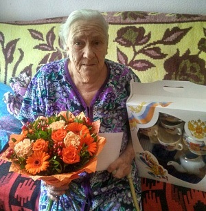 В Сосенском поздравили двух 90-летних юбиляров