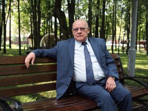 20 августа 2016 года. Ватутинки. Глава администрации поселения Десеновское Георгий Князев.