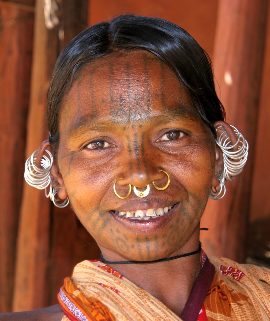 Представительница кхондов - коренного народа Индии. Фото: Википедия