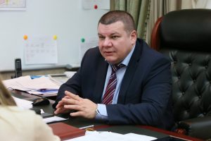 Владимир Грицаюк, руководитель Дирекции по обеспечению деятельности государственных учреждений здравоохранения ТиНАО (фото сделано 21 января 2016 года). Фото: Виктор Хабаров
