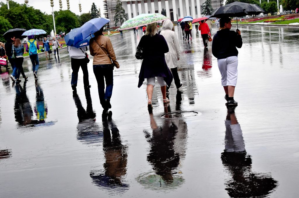 Погода в Москве: дождь и безветрие