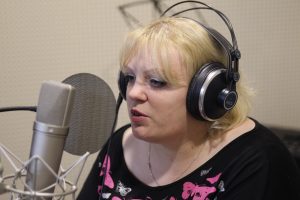 7 октября 2016 года. ДК «Московский», студия звукозаписи. Наталья Тананина работает над записью альбома