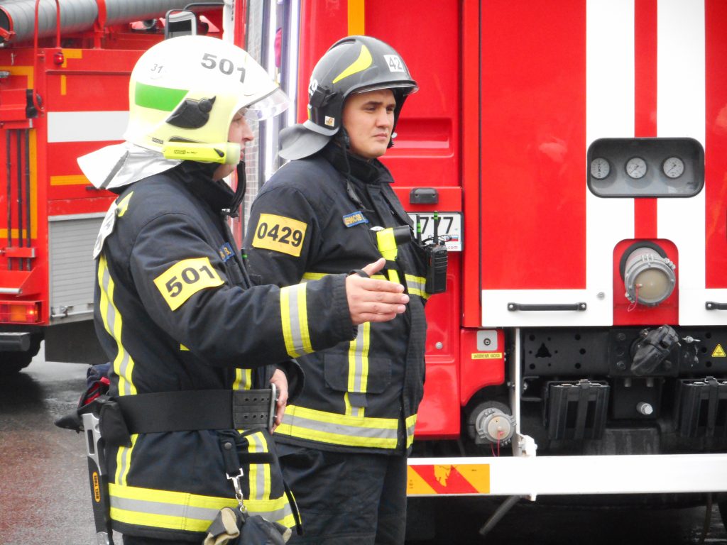 В Троицке прошли пожарные учения по ликвидации последствий аварии. Фото: 31-й ПСО ФПС по Москве