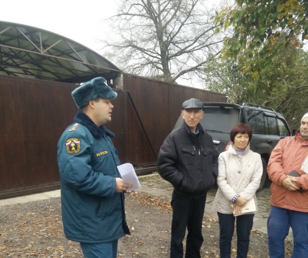 Жителям деревни Лапшинка напомнили правила пожарной безопасности