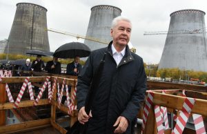 04 Октября 2016 Мэр Москвы Сегей Собянин осмотрел ход строительства южного участка Северо-Западной хорды