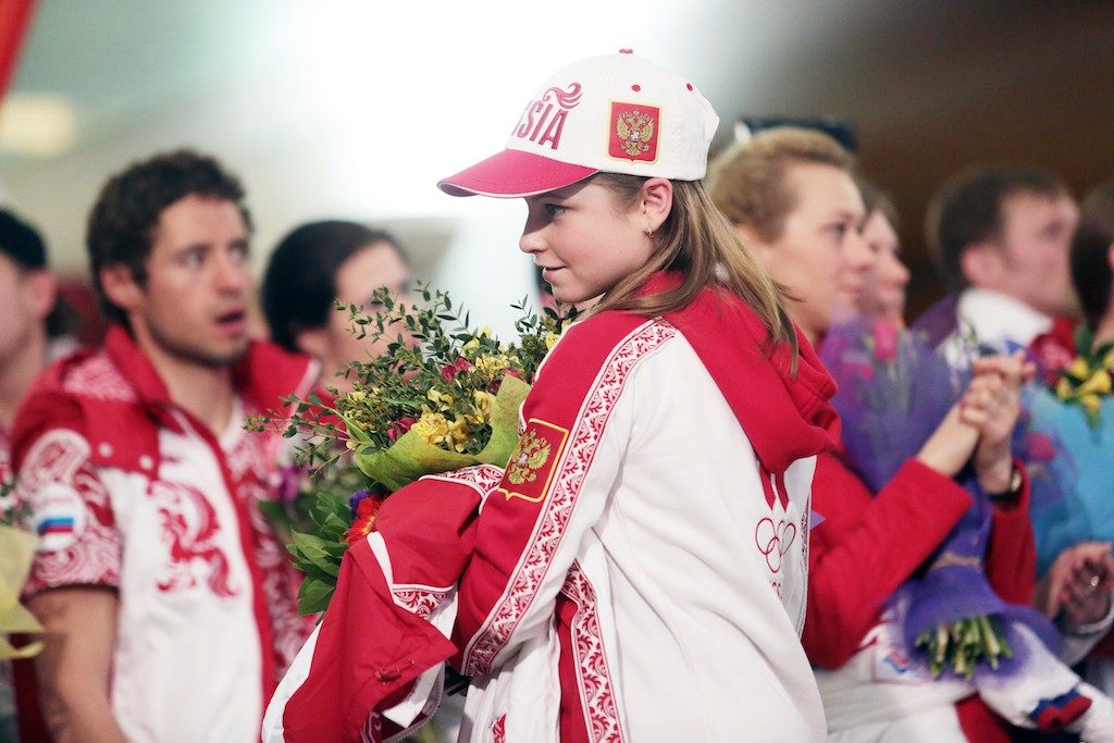 Спортсменка Юлия Липницкая упала во время выступления