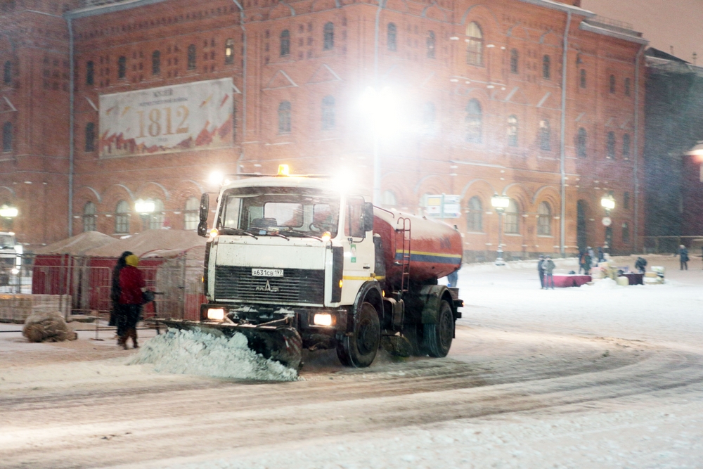 Москву ждет снежная ночь