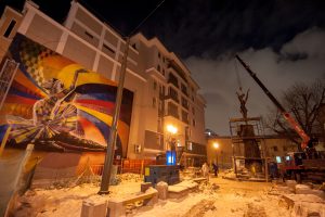 Монумент Майе Плисецкой открыли на Большой Дмитровке. Фото: "Вечерняя Москва"