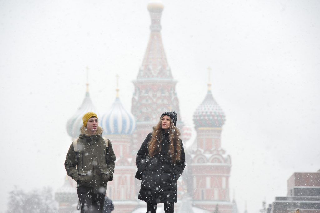 Снежный покров в московском регионе достиг 13 сантиметров