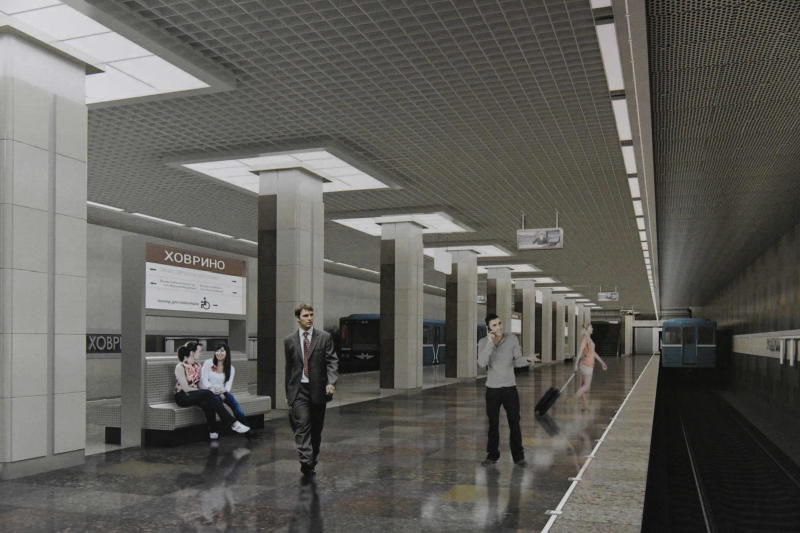 Концепт метро "Ховрино". Фото архивное