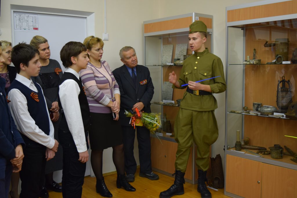 В школе №2120 открылся Музей боевой Славы. Фото: Олеся Минина
