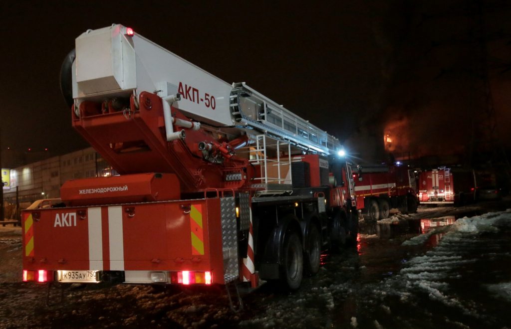 Пожарные локализовали возгорание на Западе Москвы