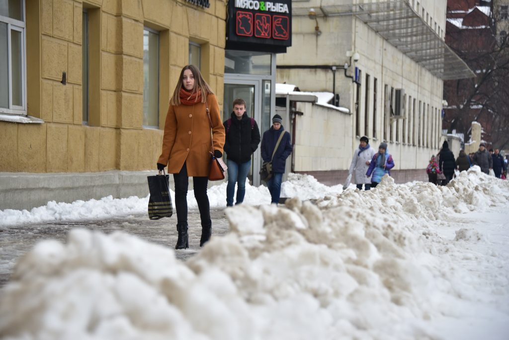 «Желтый» уровень опасности объявлен в Москве из-за снега