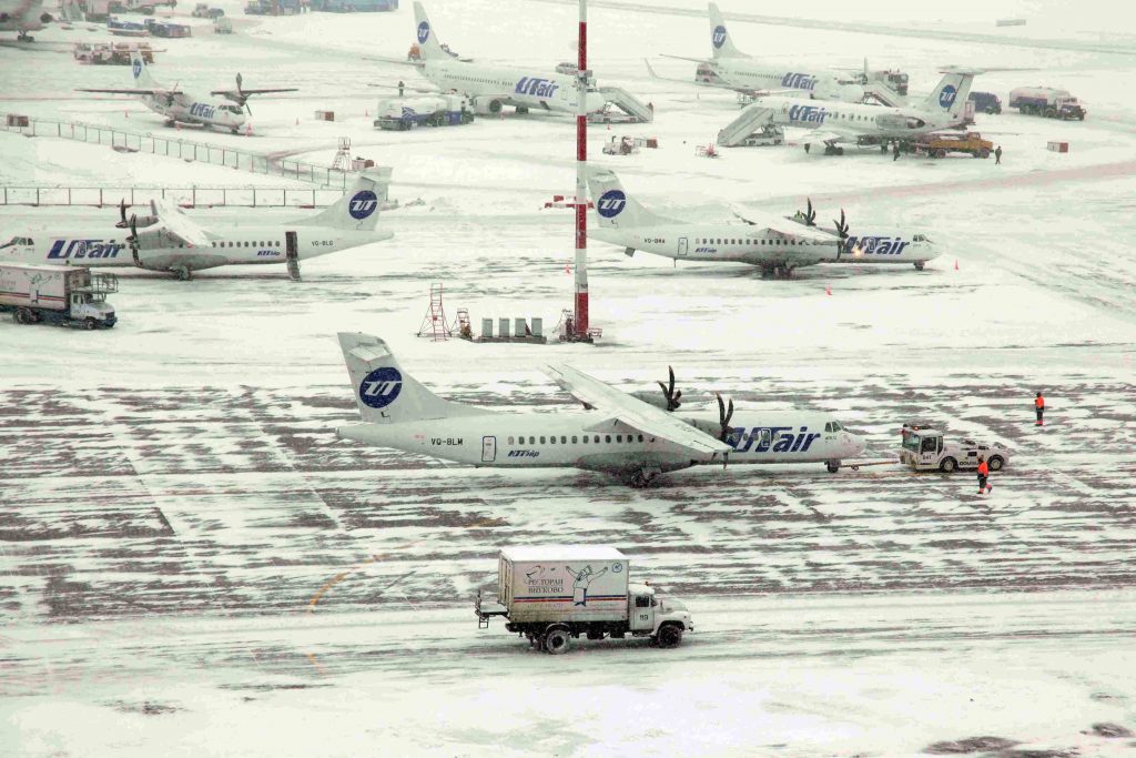 Два аэропорта Москвы отменили 46 рейсов