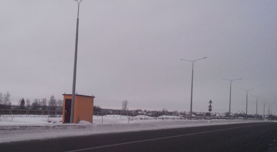 Энергетики установили дополнительное освещение на участке между Киевским и Калужским шоссе