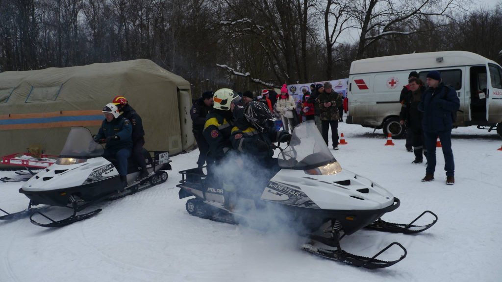 Спасатели посостязались на лыжных соревнованиях в Вороновском