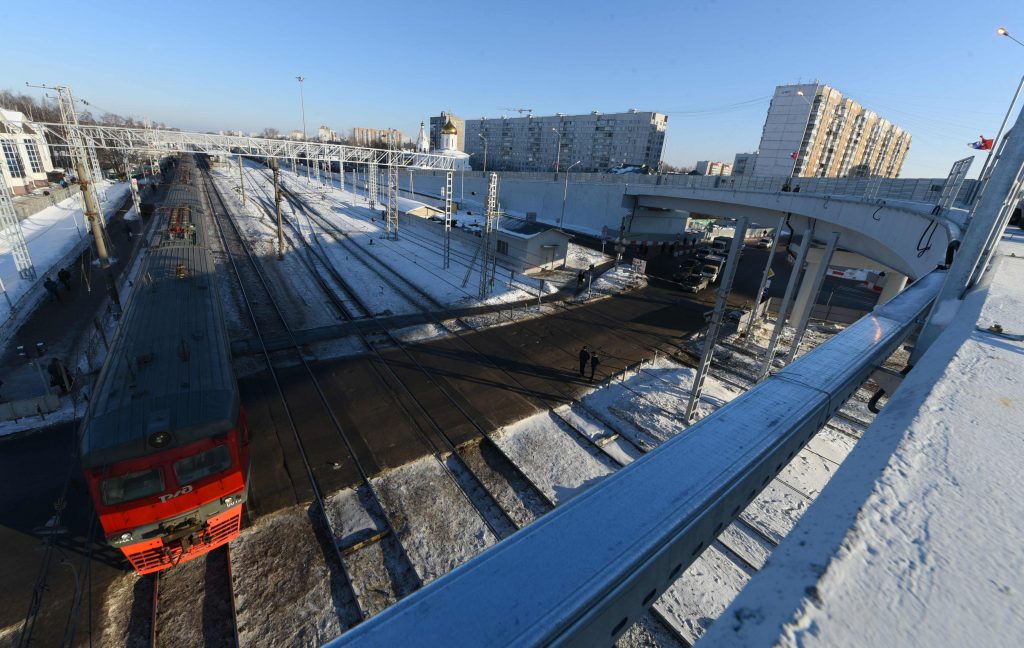 Строительство всех путепроводов завершится в 2017 году. Фото: Владимир Новиков, "Вечерняя Москва"