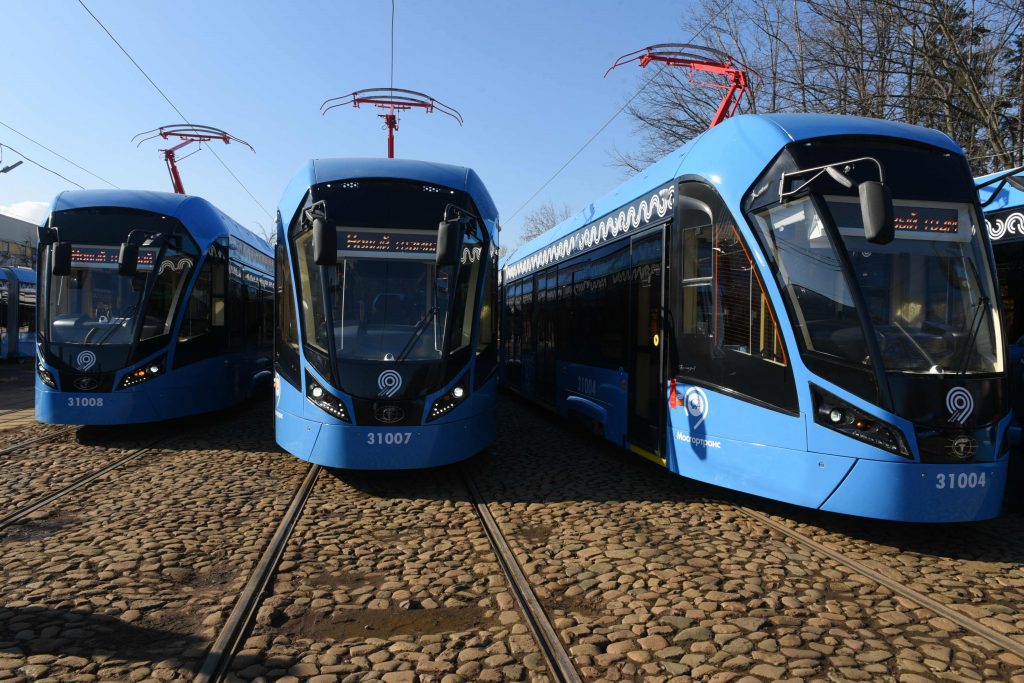 Более 50 километров составит протяженность трамвайных путей в Новой Москве к 2023 года. Фото: архив, «Вечерняя Москва»