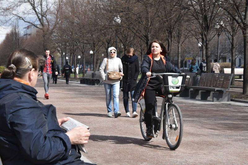 Сезон велопроката в Москве откроется в апреле