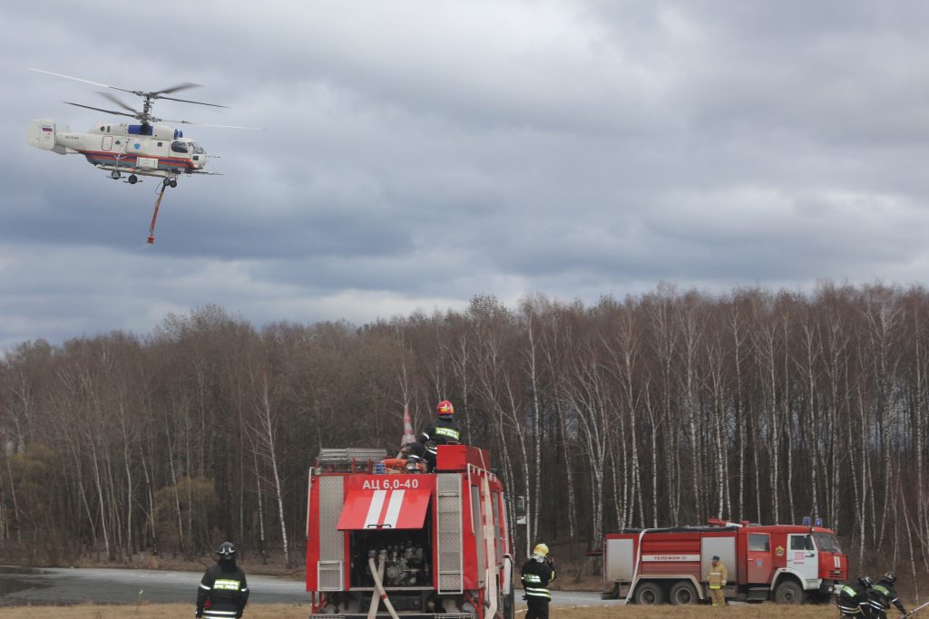 Учения спасателей по тушению природных пожаров пройдут в Кленовском
